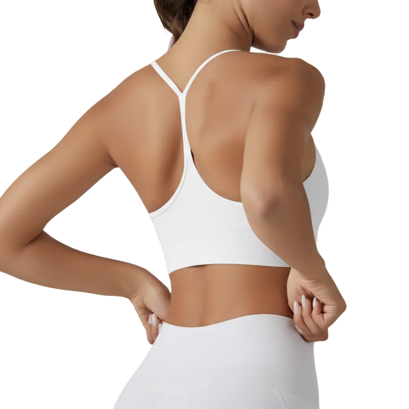 Strappy Racer Back Crop Top