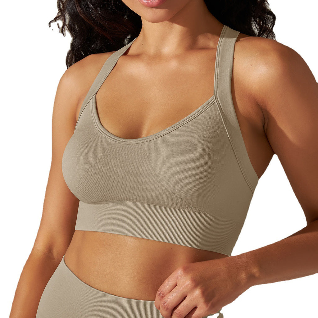 Cross Back Sports Bra Crop Top