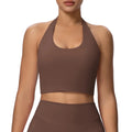 Plunge Halter Crop Top