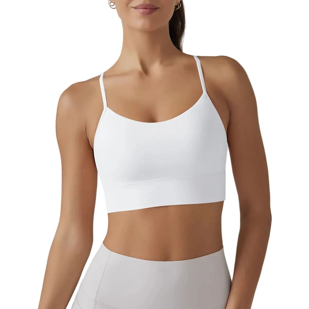 Strappy Racer Back Crop Top